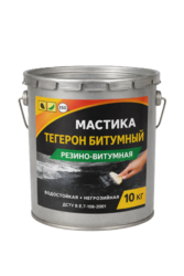 ТЕГЕРОН Битумный ЭКОБИТ ведро 10, 0 кг мастика резино-битумная 