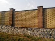 Установка Кирпичного Забора