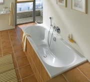 Акриловая ванна — интерьер ванной комнаты с изюминкой