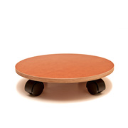 Напольные подставки для цветов, влагостойкие на колесиках, круглые