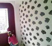 Поклейка флізелінових,  вінілових шпалер 