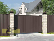 Ворота распашные с ковкой и без. Откатные ворота Распашные ворота