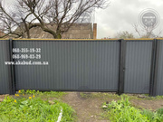 Продаж кованих розпашних воріт з профнастилу, навісів, парканів, альта