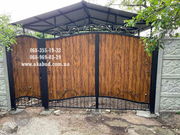 Ворота распашные, ворота откатные, навесы, балконы, заборы.