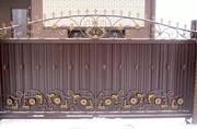 Ворота в Кривом Роге из профлиста, кованые, гаражные. Навесы для дома
