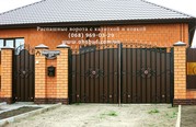 Ворота в Кривом Роге из профлиста, кованые, гаражные. Навесы для дома