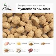 Екструдована еко каша-корм від виробника для собак середніх та великих