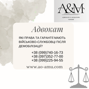 Які права та гарантії мають військово-службовці після демобілізації
